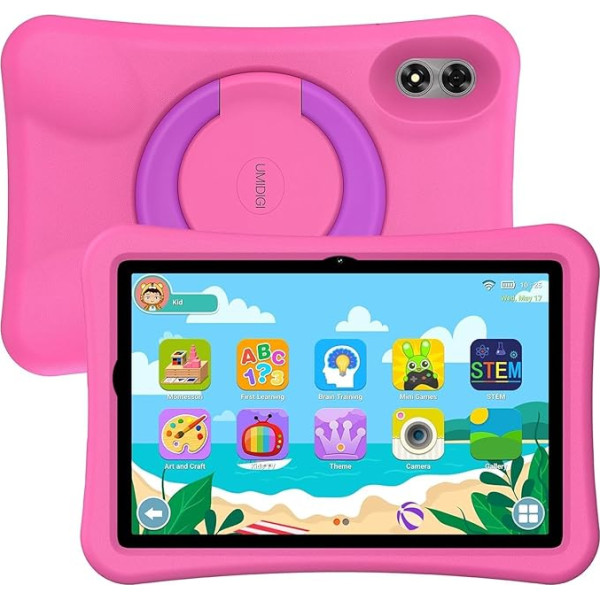 UMIDIGI Kinder Tablet 10.1 Zoll HD G1 Tab Kids Tablet Android 13,8GB(4+4)+64GB/TF 1TB Quad-Core,Elterliche Kontrolle,6000mAh,WiFi 6/BT5.0,Augenschutz Kinder Tablet,8MP Kamera GMS,Eva-Schutzhülle