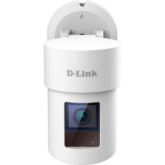 D-Link DCS-8635LH mydlink 2K QHD panorāmas un tālummaiņas ārējā Wi-Fi kamera (1440p, nakts redzamība, motorizēta panorāma, ierakstīšana mākoņa/Micro SD kartē, personas/transportlīdzekļa/stikla bojājuma noteikšana, 90 dB sirēna, IP65)