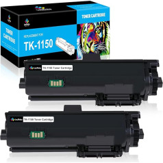 LeciRoba TK-1150 priekš Kyocera Toneris TK1150 priekš Kyocera Ecosys M2135dn M2635dn M2635dnw M2735dw Kyocera ECOSYS P2200 P2235d P2235d P2235dn P2235dw P2235 Series Printer (2-Black)