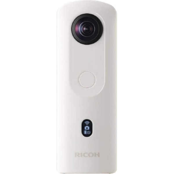 Ricoh Imaging Theta SC2 White, 360° kamera ar attēla stabilizāciju, augsta attēla kvalitāte, ātrdarbīga datu pārraide, nakts ierakstīšana ar zemu attēla trokšņu līmeni, maza un viegla, iOS un Android ierīcēm