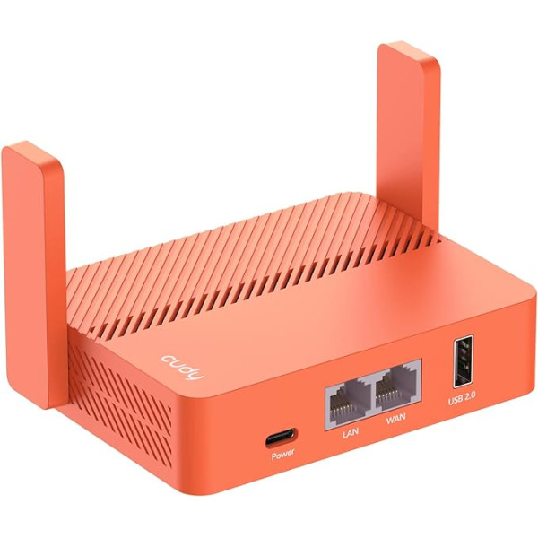 Cudy AC1200 kabatas WiFi ceļojumu maršrutētājs pagarinātājs un retranslators viesnīcām un publiskajiem tīkliem WISP VPN klients un serveris USB TR1200