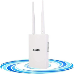 4G LTE Router KuWFi 150 Mbps WLAN Router Mobile Wireless WiFi Router LTE Modem CAT4 with SIM Card Slot Works with IP Camera or External WiFi Cover for Telekom Vodafone O2 SIM Card