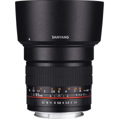 Samyang 85 mm F1.4 objektīvs savienošanai