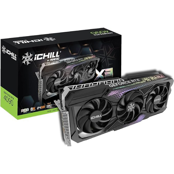 Inno3D GeForce RTX 4090 ICHILL X3 NVIDIA 24 Go GDDR6X