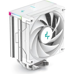 DeepCool AK400 Digital WH CPU gaisa dzesētājs 220 W TDP 4 vara siltumcaurules Vienstāva CPU dzesētājs ar statusa displeju un ARGB LED joslu 120 mm FDB ventilators LGA1700/1200/1151/1150/1155/AM5/AM4