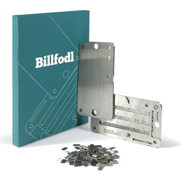 The Billfodl - Backup von Hardware Wallets aus rostfreiem Edelstahl - für Bitcoin, Ethereum und andere Kryptowährungen