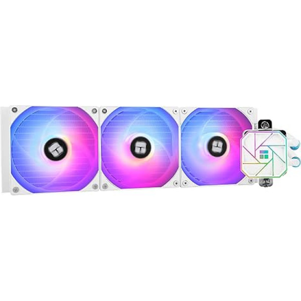 Thermalright Aqua Elite 360 White V3 CPU dzesētājs, 3 PWM ARGB ventilatori ar S-FDB gultņiem, efektīvs PWM kontrolēts sūknis AMD/AM4/AM5, Intel LGA1150/1151/1200/2011/1700, (AE360 White V3)