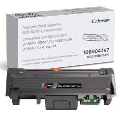 B205 B210 B215 juodos spalvos tonerio kasetė, suderinama su Xerox B205 B210 B215 Xerox B215DNI B205NI B210DNI B205MFP B215MFP spausdintuvo toneriu, 106R04346, didelio našumo (1 juoda)