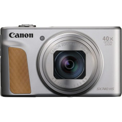 Canon SX740 HS PowerShot digitālā kamera - sudraba krāsā