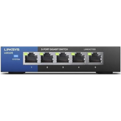 Linksys Port-SMB-Desktop Nicht verwalteter Netzwerkschalter 5 Port