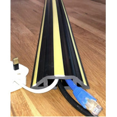 1m Rubber Floor Cable Protector