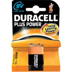 DURACELL 3 blisterkartes ar 1 bateriju Duralock PLUS POWER 9V 6LR61 MN1604