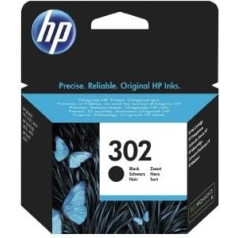 HP 302 F6U66AE oriģinālā tintes kasetne HP Deskjet 110 2330 3630 3830 4650 HP Envy 4520 HP OfficeJet 3830 standarta izmēra melnā krāsā Estándar