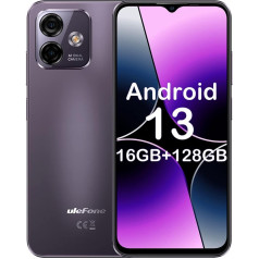 Ulefone Note 16 Pro viedtālrunis Ikdienas piedāvājums, 13GB RAM + 128GB ROM Octa-Core Android 13 mobilo tālruņu piedāvājums, 50MP + 8MP kamera 6.52