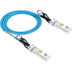 [Zils] 10G SFP+ DAC kabelis 1 metrs, Twinax SFP+ kabelis Ubiquiti UniFi ierīcēm