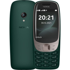 Nokia 6310 (2021) - Visu operatoru 0,8 GB mobilais tālrunis, zaļš