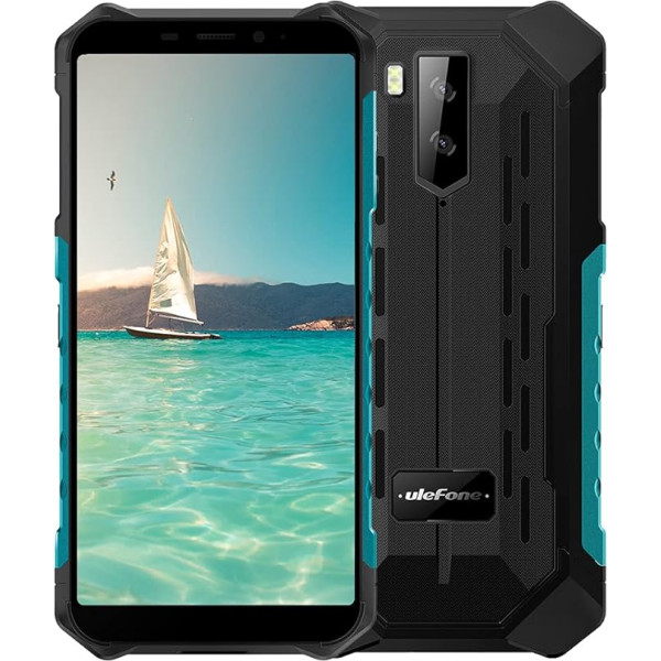 4G Smartphone without Contract, Ulefone Armor X9 PRO (2022), 4GB RAM + 64GB ROM, 5000mAh, 13MP + 8MP Camera, 5.5 Inch FHD+, Android 11 IP68 Outdoor Mobile Phone, NFC Universal Sterwater Mode Orange