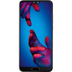 Huawei P20 128GB/4GB vienas SIM kartes viedtālrunis - melns (starptautiskā versija)