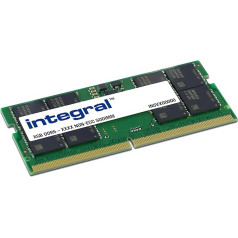 Integral 16GB DDR5 SO-DIMM RAM 5200MT/s PC5-41600 Unbuffered Non-ECC 1.1V CL42 Laptop/Notebook/MacBook/Tablet/NUC/NAS atmiņas modulis