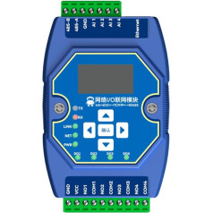 EBYTE Ethernet I/O tīkla modulis Switch Value Acquisition Control ModBus ME31-XAAX0440 4AI+4DO RS485 RJ45 tīkla ports