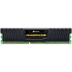 Corsair CML4GX3M1A1600C9 Vengeance Low Profile 4GB (1x4GB) DDR3 1600 Mhz CL9 XMP Performance Desktop Memory Module Black