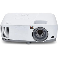 Viewsonic PA503S 3D Heimkino DLP beamer (SVGA, 3.600 ANSI lūmenu, HDMI, 2 Watt Lautsprecher, 1.1x optischer Zoom), zeltaini-grau krāsā