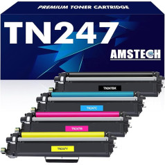 TN247 TN-243CMYK MFC L3750CDW Savietojams ar TN243 TN 243 247 priekš Brother MFC-L3750CDW Toneris DCP-L3550CDW HL-L3210CW MFC-L3770CDW DCP-L3510CDW HL-L3230CDW HLHL-L327 0CDW TN-247 TN-243 (TN243CMYK,