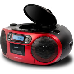 AIWA BBTC-550 Pārnēsājamais Bluetooth CD USB radio ierakstītājs