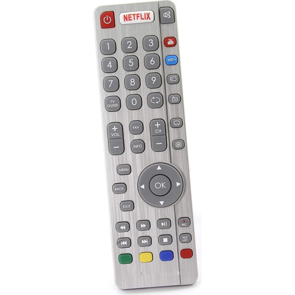 AULCMEET SHWRMC0116 Replacement Remote Control for Sharp HDTV LC-32CFG6451K LC-32CHG6021E LC-32CHG6022K LC-32CHG6351K LC-32CHG6451K LC-43CFG6452E LC-32DHG6021K LC-32DHG6021K C-40CFG6352K