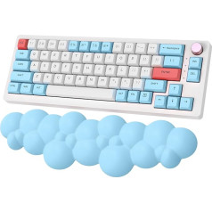 ZIYOU LANG Blue Keyboard Wrist Rest Cloud Soft Keyboard Wrist Rest с нескользящим основанием Моющийся Эргономичный Memory Foam Pad для ноутбука ПК Удобный и мягкий