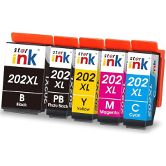 Starink 202XL kasetnes Epson 202 202XL kasetnes Epson XP 6100 daudzpakas Epson Expression Premium XP-6000 XP-6000 XP-6005 XP-6100 XP-6105 XP-6000 XP6005 XP6100 XP6105 XP6000 XP6005 XP6100 XP6105 printeru kasetnes