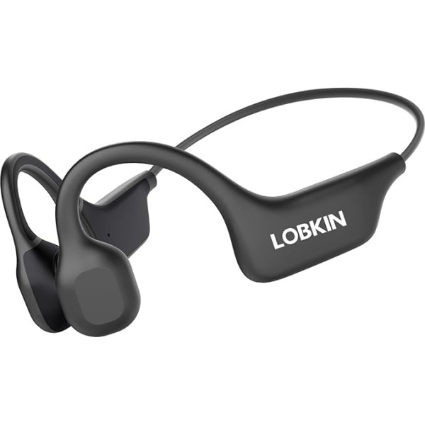 LOBKIN Bone Sound austiņas Atvērt ausu bezvadu kaulu vadīšanas austiņas Bluetooth 5.3 sviedrumizturīgas sporta austiņas ar mikrofoniem riteņbraukšanai, skriešanai 10 stundu atskaņošanas laiks