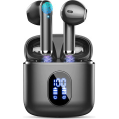 Bluetooth Kopfhörer, Bluetooth 5.3 In Ear Kopfhörer, 2024 Kabellose Kopfhörer mit 4 ENC Mic, Noise Cancelling Earbuds 30Std Tiefer Bass, USB-C, IP7 Wasserdicht Ohrhörer, LED-Anzeige