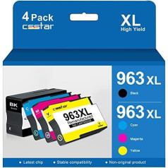 CSSTAR 963XL Remanufactured Ink Cartridges Compatible with HP 963 HP 963XL