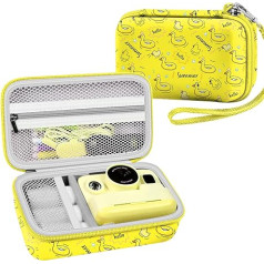 Leayjeen Kids Camera Protective Case saderīgs ar MINIBEAR/GlobalCrown/Gofunly/USHINING/uleway/Digital Printing Camera for Kids (tikai korpuss), Little Yellow Duck, koferis