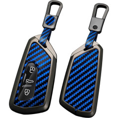 Онто ключ чехол автомобиля ключ крышка подходит VW Golf 8 GTI ID.3 ID.4 для Skoda Octavia Enyaq Seat Leon Tarraco 3 кнопки ПВХ металл ключ чехол ключ брелок автомобиль