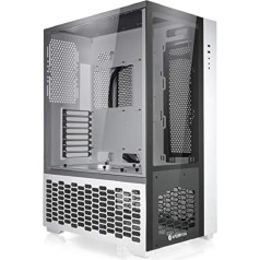 Raijintek Paean Premium Midi Tower PC Case, rūdīta stikla datora korpuss PC sienas korpusam, ATX korpuss, spēļu datora korpuss ar labu kabeļu vadību, gaisa plūsmas korpusa vitrīna (balta)