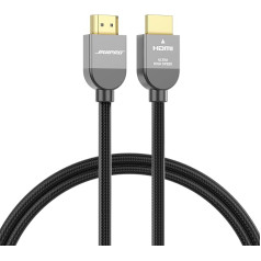 RUIPRO 8K Certified HDMI 2.1 Cable 2M Ultra HD High Speed 48Gbps 8K @ 60Hz 4K @ 120Hz Dynamic HDR eARC HDCP 2.2/2.3 Compatible with Blu-ray Player HDTV Projector Home Cinema TV Box Games