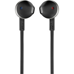 JBL T205 In-Ear Binaural Wired Black - Austiņas (vadu, In-Ear, Binaurālas, intraaurālas, 20 - 20000 Hz, melnas)