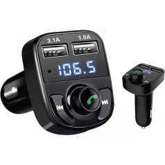 Автомобиль беспроводной Bluetooth FM-передатчик MP3-плеер USB автомобиль быстрое зарядное устройство радио автомобиль приемник