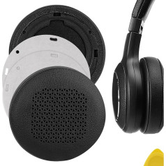 Geekria QuickFit rezerves austiņu spilventiņi JBL Duet BT, Duet Bluetooth bezvadu austiņām, austiņu spilventiņi, austiņu spilventiņi, austiņu uzlikas, austiņu vāciņi, remonta detaļas (melni)