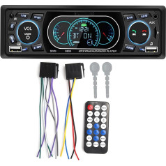 4 x 60W Dual USB Bluetooth 4.0 with High Power Hands-Free Fast Charging Car FM Radio MP3 Player SWM-8809 Single DIN Car Radio Receiver