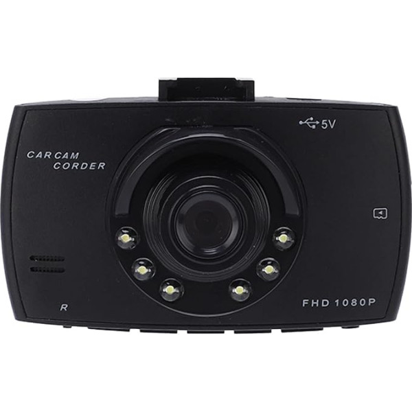 Priekšējā Dash Cam ar nakts redzamības gaismām, 2600W FHD 1080P Dash Cam automašīnām, 170° platleņķa autovadītāja kamera, autovadītāja kamera, Dash Cams automašīnām, nepārtraukta ierakstīšana