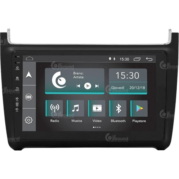 Personalizēts auto radio Volkswagen Polo Android GPS Bluetooth Bluetooth WiFi USB DAB+ Touchscreen 9 collu 4core Carplay AndroidAuto