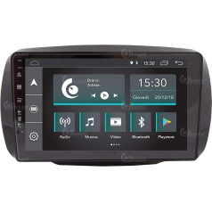 Costum Fit auto radio Smart 453 Android GPS Bluetooth WiFi Dab USB Full HD skārienjūtīgais ekrāns 9 collu Easyconnect