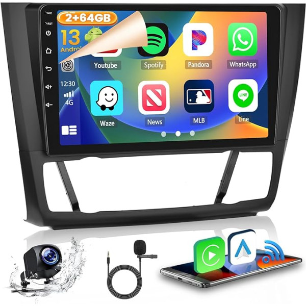 2GB+64GB Android 13 Autoradio für Renault Trafic 2 Opel Vivaro A Nissan Primastar 2006-2014 Radio Wireless Apple CarPlay Android Auto Bluetooth 9