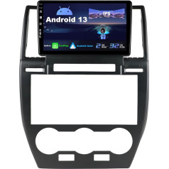 SXAUTO Android 13 IPS auto radio piemērots Land Rover Freelander 2 (2007-2012) - iebūvēts Carplay/Android Car - atpakaļgaitas kamera bez maksas - 2G + 32G - vadība no stūres DAB Fast Boot WiFi -2 DIN 9