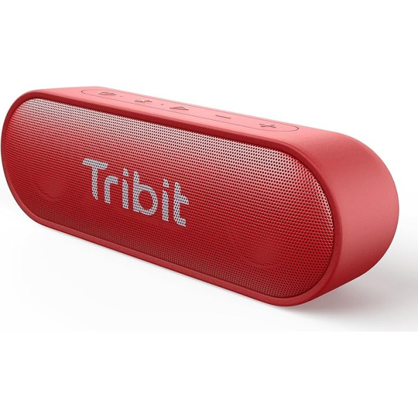 Tribit Bluetooth skaļrunis, XSound Go skaļrunis ar 16 W skaļu skaņu un dziļākiem basiem, 24 stundu atskaņošanas laiks, IPX7 ūdensizturīgs, Bluetooth 5.0 TWS savienojums