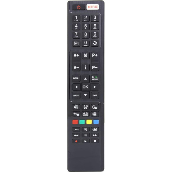 121AV Replacement Remote Control RC4848 for Finlux LED LCD 3D HD Smart TV with Netflix Button