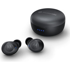 Motorola Sound Moto Buds 270 ANC - Bezvadu austiņas ausīs - Bluetooth - 18 stundas - Aktīvā trokšņu slāpēšana - Ūdens un sviedrumizturīgas - Melnas, S/M/L